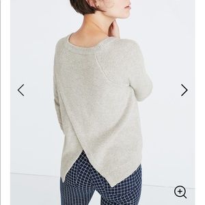 Madewell Province cross-back pullover sweater